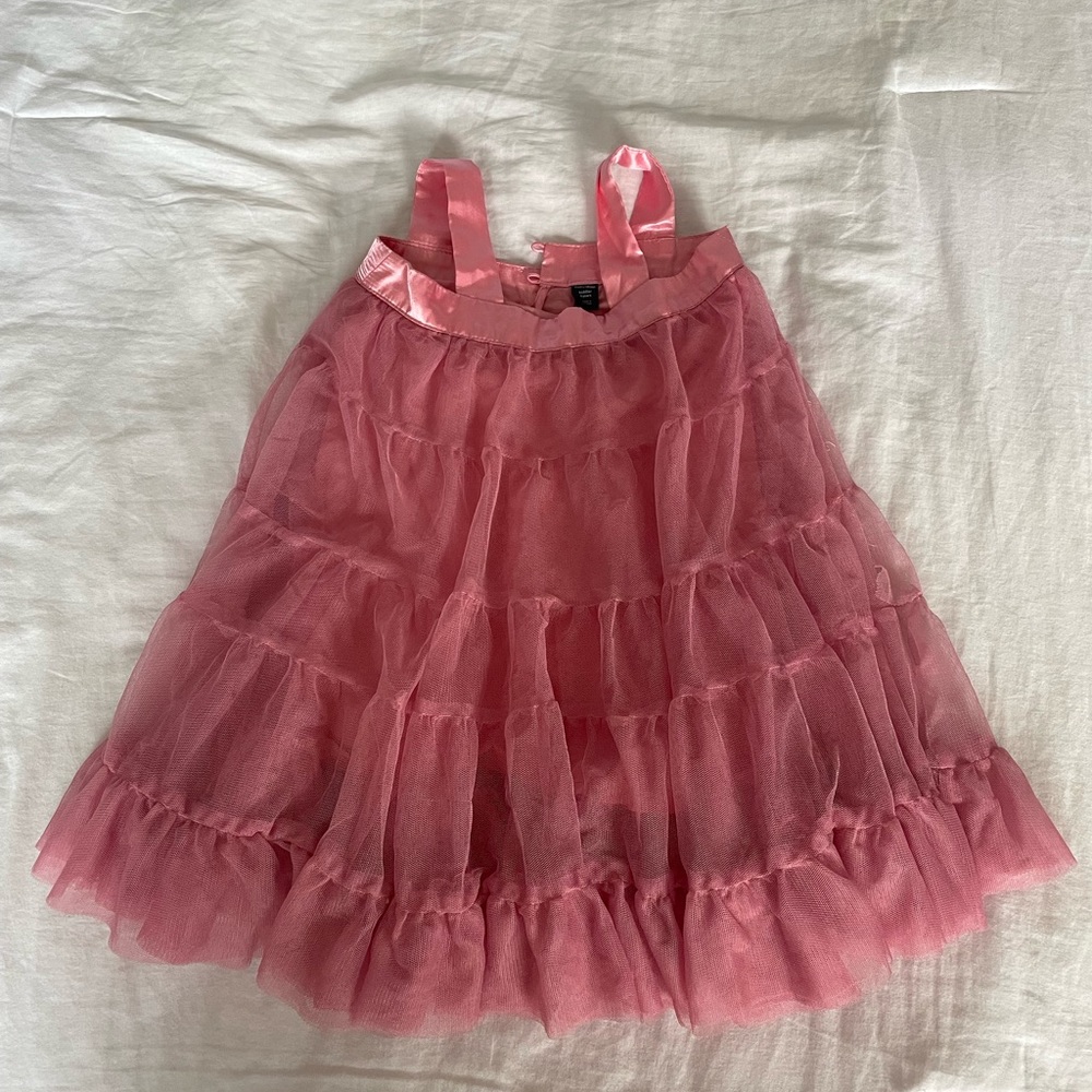 baby GAP Pink Ruffle Dress Girls 3T